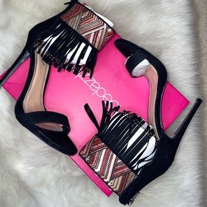 Tribal Heeled Sandal